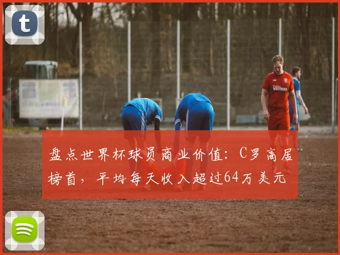 盘点世界杯球员商业价值:C罗高居榜首,平均每天收入超过64万美元,梅西一年总收入达1.4亿美元位居第二,姆巴佩第三
